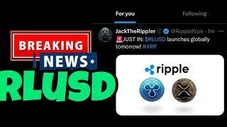 Breaking News: $RLUSD se lanza global mañana! #XRP Booom