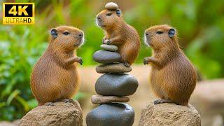Cute Animals - The Call of Nature | 8K Animals in Stunning Clarity and Sound, Relaxing Music