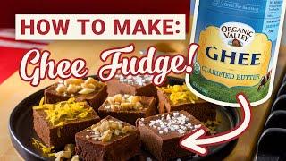 4 Ingredient Ghee Fudge Recipe | Organic Valley