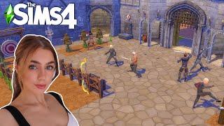 Functional Medieval Training Ground│ Fantasy Save File  │ No CC │ Speed Build │ Sims 4