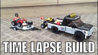 Time lapse build of Lego city ATV race team set 60148