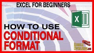 Using conditional format on cells - Microsoft Excel for Beginners