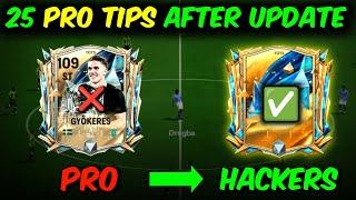 25 Tips I Wish I Knew after New Update in FC Mobile | Mr. Believer
