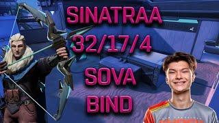 SEN SINATRAA - SOVA - BIND - (32/17/4) - VALORANT POV