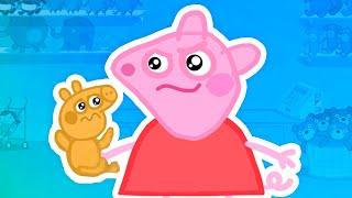 PEPPA PIG DESTROYS TEDDY