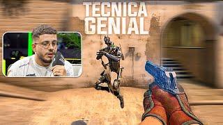 ninguém pensou nisso. KSCERATO ensina técnica de movimentação 200QI no CS:GO