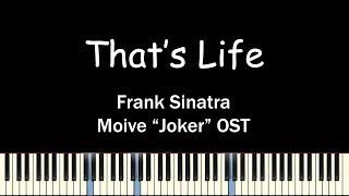 영화 '조커' Ost(Movie 'Joker' Ost) / Frank Sinatra - That's Life(피아노 커버)(Piano Cover.)