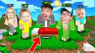 CAŁE PALIONOWO GRA w BEDWARS w Minecraft! (z Palion, Lolo, Milky, Bolo)