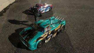 arrma infraction mega 3s brushless speed test and bash