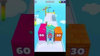 Raimbow Toy Spring Man Run Level-16 #trending #shorts #games