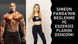 SIMEON PANDA'nın Beslenme ve Egzersiz Planını Denedim!  | SIMEON PANDA Diet and Ab Exercise Plan