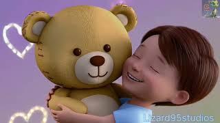 मेरा प्यारा टेडी बेयर| mera pyara teddy bear|@lizard95studios@CoComelon #babybus #nimbookids