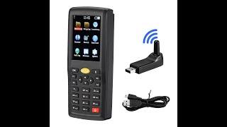 MUNBYN Wireless Barcode Scanner 1D Data Collector Inventory Device USB 433MHZ Wireless Connection