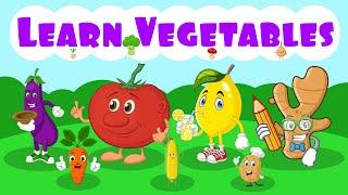 Learn Vegetables | Vegetables For Kids | Vegetables Name | Educational Video For Kids