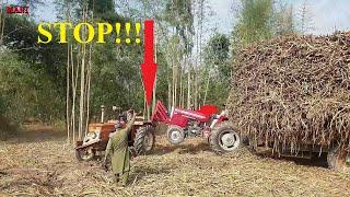 Massey Ferguson 385 Badly Stuck Full Loaded Trolley /Tractor Videos By Mani Tractors