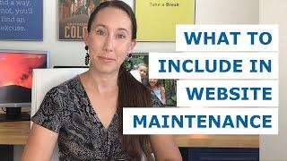 What to Include in Website Maintenance Packages