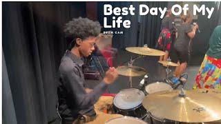 "Best Day Of My Life" DRUM CAM @RickyDillardTV