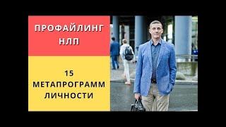 Профайлинг НЛП   Метапрограммы определяющие личность человека