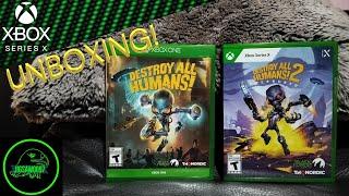 DESTROY ALL HUMANS! 1 & 2 Unboxings - Xbox Series X/S & Xbox One