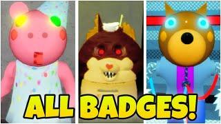 How to get ALL 3 BADGES + MORPHS in ACCURATE PIGGY ROLEPLAY (TENUOUSFLEA) - ROBLOX