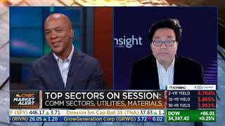 Tom Lee from Fundstrat shares his thoughts on the future of this market!