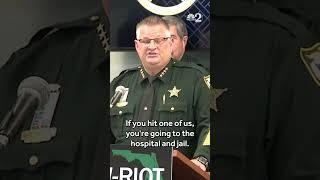 'We will kill you, graveyard dead': Brevard Sheriff Wayne Ivey warns against riots in Florida