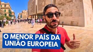 CHEGAMOS NO MENOR PAÍS DA UNIÃO EUROPEIA! Como é VALETA, História e Atrações de MALTA