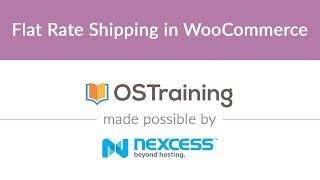 WooCommerce Lesson #22. Flat Rate Shipping in WooCommerce