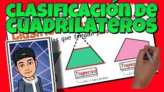 🟥 CLASIFICACIÓN de los CUADRILÁTEROS para NIÑOS