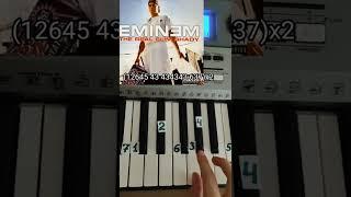 How to play The real slim shady - Eminem on piano  tutorial