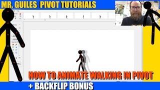 How To Do A Simple Walk In Pivot + Backflip Bonus