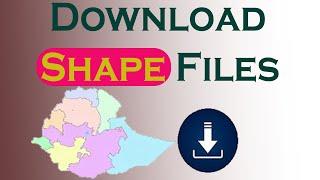 ArcGIS | How to Download Shapefile  online for Any where in amharic | nastech