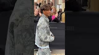 Jaden Smith attends the Kenzo spring-summer 2023 show at Paris Fashion Week