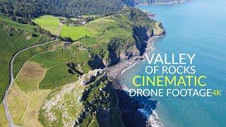 Valley of Rocks (North Devon, England) | Cinematic Drone Footage (4K) | DJI Mavic Air 2