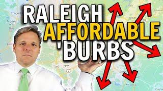 Most AFFORDABLE Suburbs near Raleigh NC