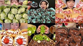 BEST Crepe Cake Mukbang Compilation || ASMR 2× Speed Eating Show
