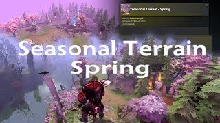 seasonal terrain spring in DOTA2! from the international 2016 compendium