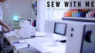 SEW WITH ME real time / sundress upcycle / relaxing lofi chill vibes /sewing asmr