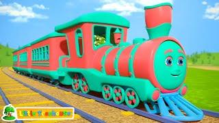 Wheels On The Train, Street Vehicles + More Nursery Rhymes for Kids