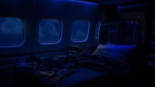 10 hours of relaxing brown noise in an airplane first class cabin | Sounds for sleeping, studying