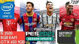 eFOOTBALL PES 2021 | i5 2500,GTX 650 GB | 720p