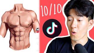 RATING TIKTOK ART TUTORIALS  13