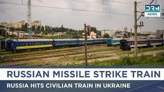 JUST IN: Russia Bombs Civilian Train in Ukraine | Dnipro Train Damaged in Russian Attack | AH15