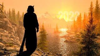 Skyrim Anniversary Edition НОВОЕ прохождение за НЕКРОМАНТА | Легенда + Выживание | НОВОГОДНИЙ СТРИМ