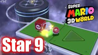 Super Mario 3D World - World Star 9 - Cosmic Cannon Cluster - All Stars & Stamp 100% Walkthrough