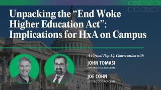 Unpacking the “End Woke Higher Education Act”