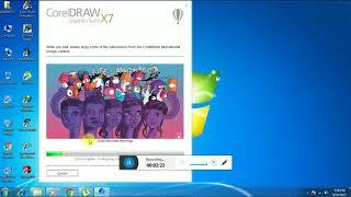 How to install corel draw x7 in window 7