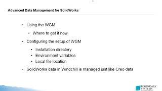 Advanced Data Management for SOLIDWORKS