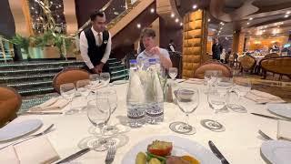  Мой сосед из Южной Кореи  ужин в ресторане MSC Splendida cruise FloridaYalta 09.05.2023