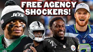 Darnold, Fields, DK Metcalf & The BIG NFL Free Agency Moves